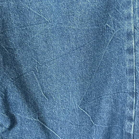 BDG Jeans Womens 28 Crinkle Blue Wash High Rise Loose Straight Leg Casual Denim - Picture 7 of 16